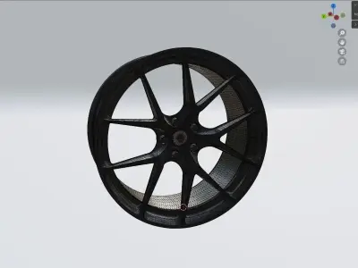 RIM HRE P101 FORGED   Low-poly 3D model