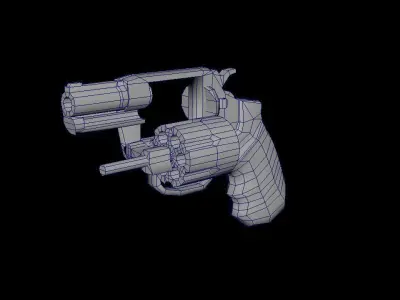 Game Ready ColtCobra 38 Special Low-poly 3D model