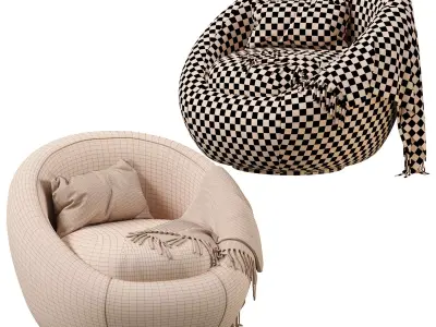 Cozy Swivel Chair 3D model purchase