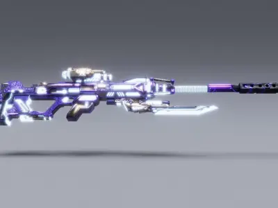 Wepon AWM  3D model