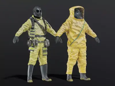 HAZMAT NBC Suit  3D model