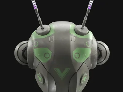 Sci-fi Military Drone 3D model