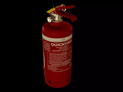 Medium Size Fire Extinguisher 3D model