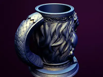 The Cursed Chimera Can Holder 3D Printable STL File 3D print model