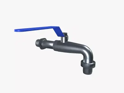 Water tap 3D model buy