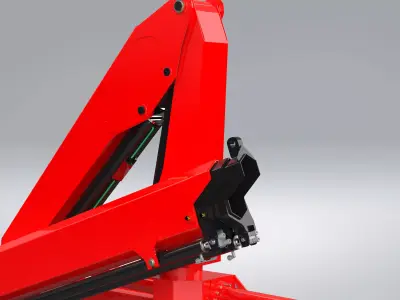 Loader crane 13t 3D model