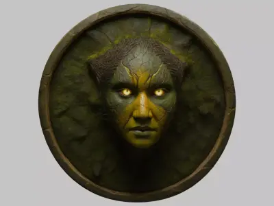 Ancient Coin 3D Model Low-poly 3D model