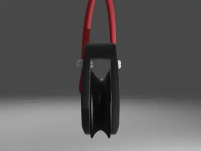 pulley boat blocks 18mm Free 3D model