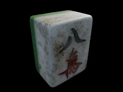Anydrafts Mahjong 01 Low-poly 3D model