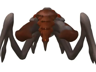 Giant Crab Monster Mutated 3D model