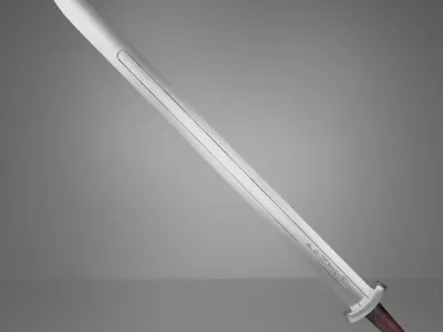 Viking Sword Low-poly 3D model order