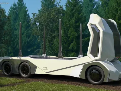 Einride Electric Robo Truck 3D model
