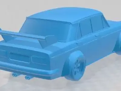 Seat 1500 1972 Tuning Printable Car 3D print model