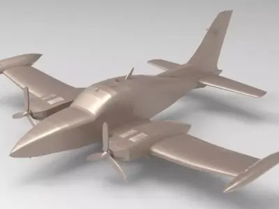 Aircraft 28 3D model