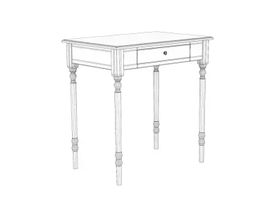 Classic Cozy Table 3D model