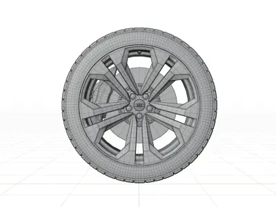Audi Q8 2019 Wheel 3D model