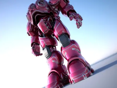 sci cool robot 3D model