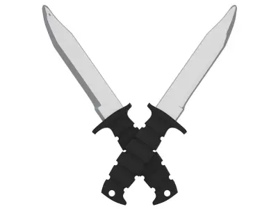 Knife 3D model 17