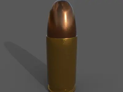 Ammo boxes and cartridges 9x19 mm Collection  3D Model Pack