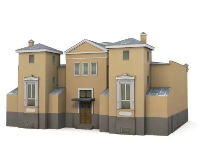 House Low-poly 3D model