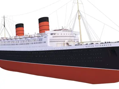 RMS Queen Elizabeth 3D model