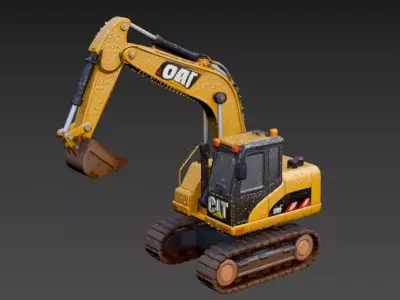 94- Chinese excavator 3D model
