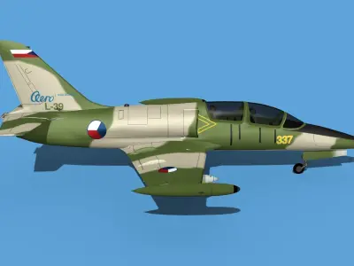 Aero Vodochody L-39C Albatross Cz Rep 05 3D model