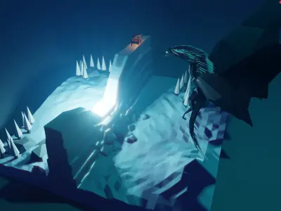 Isometric Dragon  Low-poly 3D model