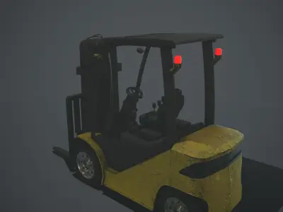 Forklifts forklift Low-poly 3D model