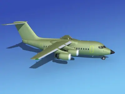 BAe 146-100 Military Transport 3D model