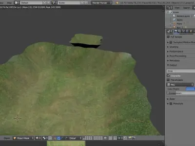 island fbx Free low-poly 3D model