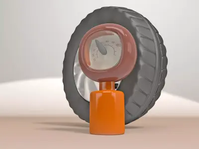 Tire Pressure Gauge 3D model