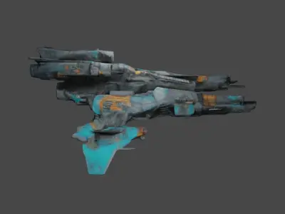 Starship Phantom Free 3D model