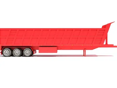 Tipper Trailer 3D model by 3D-Horse