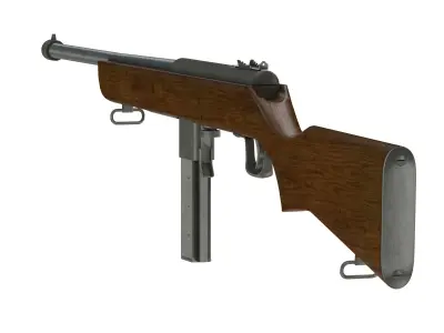 M50 Reising Low Poly PBR Realistic Low-poly 3D model