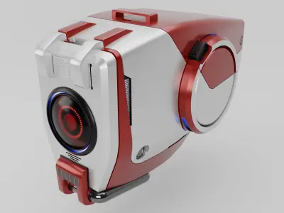 Patrol Drone scifi 3D model 3D model