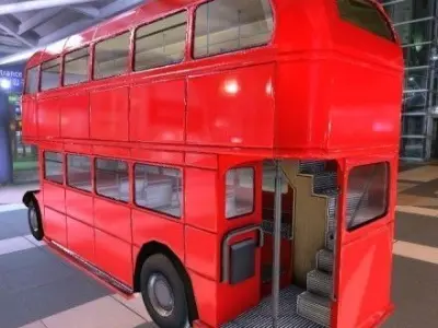 a old routmaster city bus 3D model