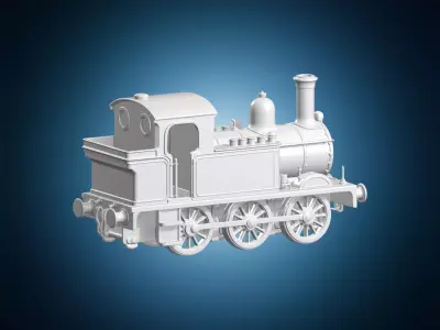 British Pannier Tank Engine 3D Print Model 3D print model