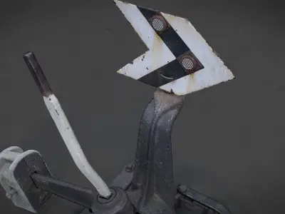 Arrow Railway Low-poly 3D model purchase