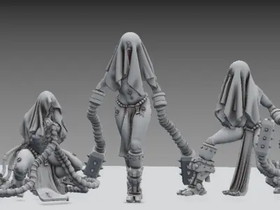 Arcofabulous Flagellant Set 2 3D print model