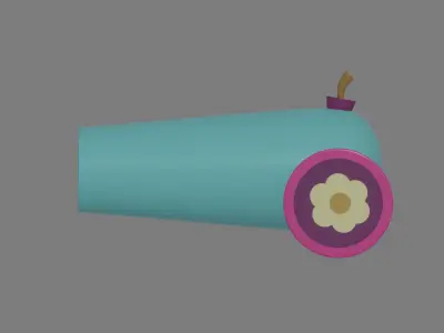 Party Cannon 3D model