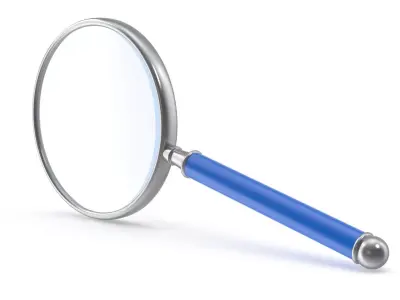 Magnifying Glass Low-poly 3D model purchase