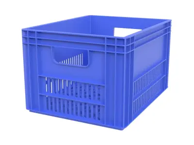 Plastic crate 45 3D model