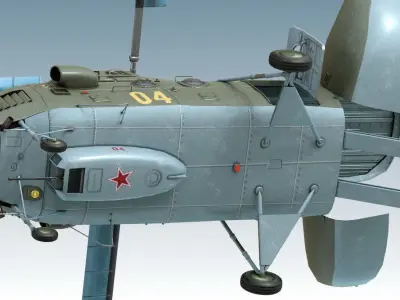Mil Mi-4 3D model purchase