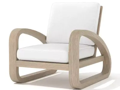Restoration Hardware pascal chair 3D model