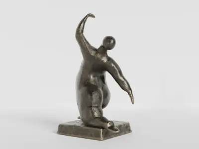 Dancer Sculpture 3D model