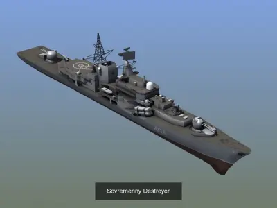 Russian Navy VR Set 01 3D Model Pack