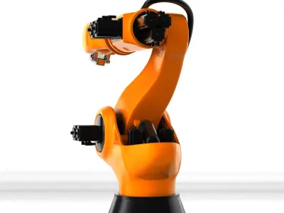Industrial robot 3D model 5