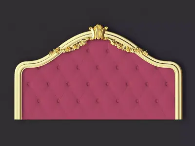 bed headboard 3D model