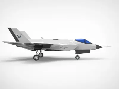 F-35 Lightning II Stealth fighter 3D model by Hafcoy